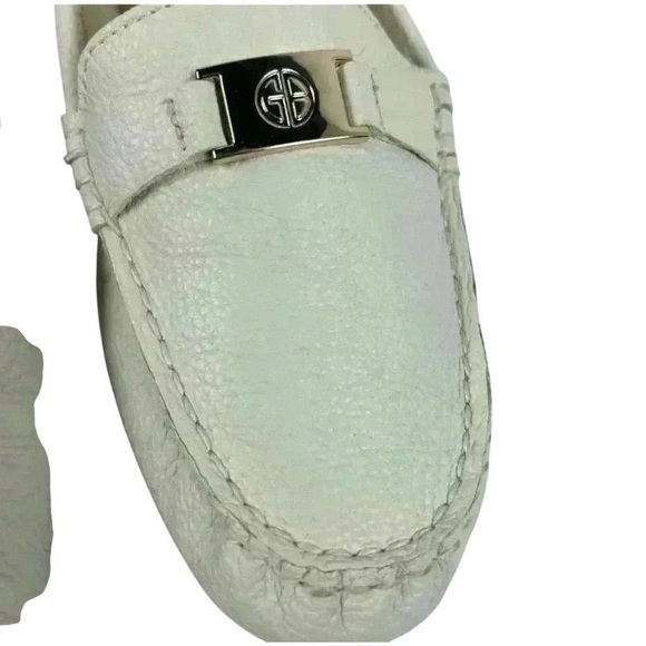 GIANI BERNINI Dailyn Memory Foam Loafers- White Leather- Size 8.5 - Picture 12 of 17